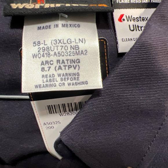 * WorkriteFR Westex UltraSoft Button Down - Picture 3 of 3